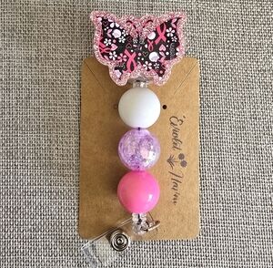 Pink and Purple Butterfly Key Holder
